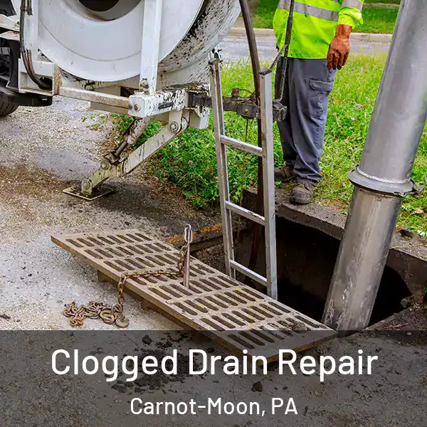  Clogged Drain Repair Carnot-Moon, PA