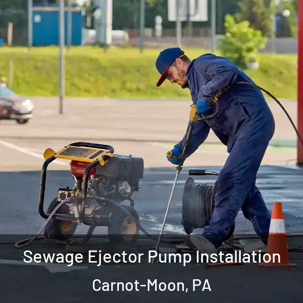  Sewage Ejector Pump Installation Carnot-Moon, PA
